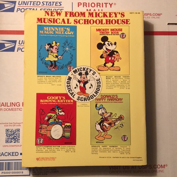 Rare Walt Disney Minnie's Magic Melody MUSIC BOOK - Picture 7 of 8